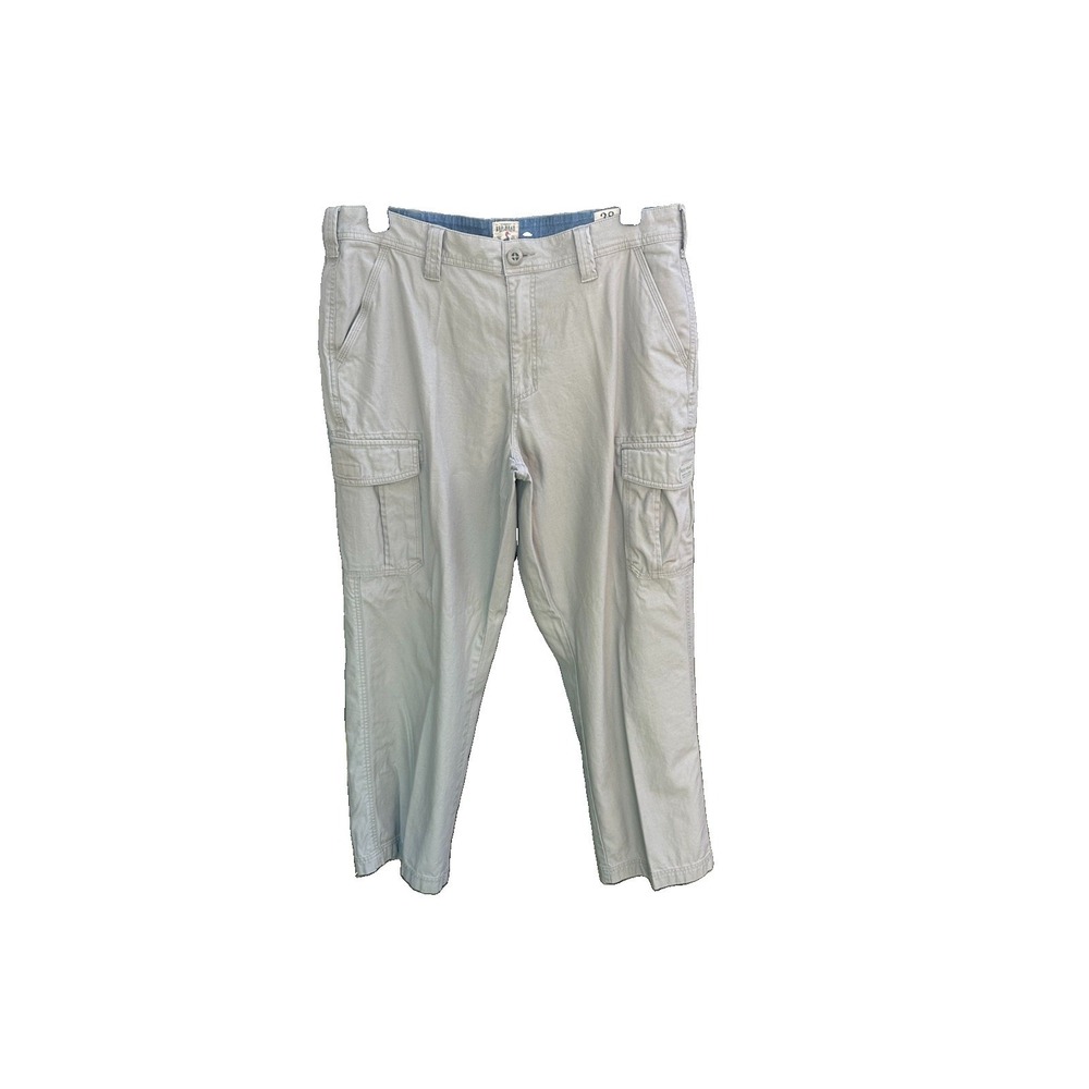 RedHead Brand Co Mens Cargo Pants 38x30 Khaki  Cotton Twill Straight Leg Utility